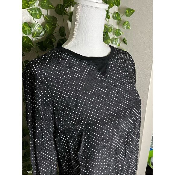 Black Heart Silk Madewell Blouse - Picture 3 of 7